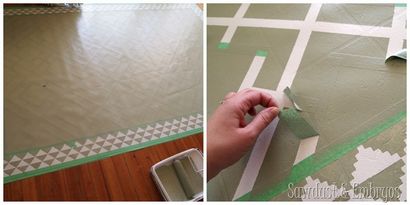 Salle de bricolage Chambre Tapis Painted Linoléum! - Réalité Daydream