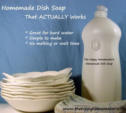 DIY Dish Soap, die funktioniert - einfach, kein Schmelzen und keine Warte