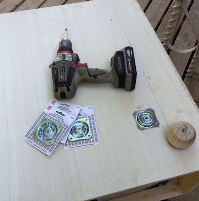 Table Bricolage Distressed bois Caisse de café