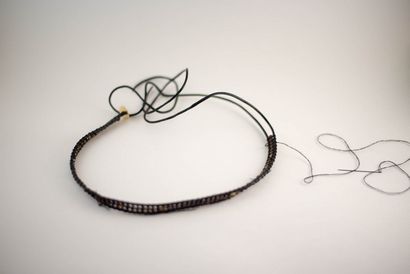 DIY doppelte Verpackungs-Leder-Perlenarmband - wahrscheinlich durch Sea