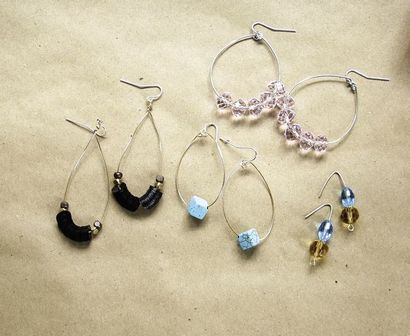 Boucles d'oreilles bricolage 3 façons (en 5 minutes ou moins)