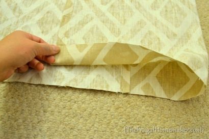 Bricolage simple enveloppe tutoriel Taie d'oreiller de jour 17 de 31 jours de Pinterest épinglées à Fait - Le Frugal