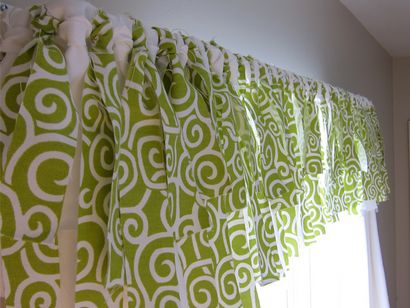 Bricolage facile Non Sew Window Valance (Pottery Barn Inspired)