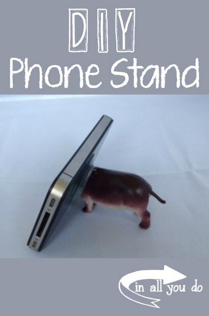 DIY facile à faire Téléphone cellulaire Stand - In All You Do
