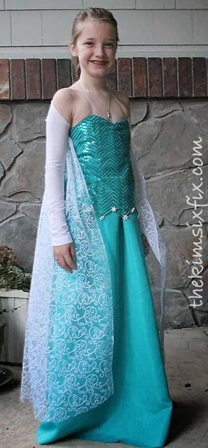 DIY Elsa Dress (De Frozen) - Le Kim Six Fix