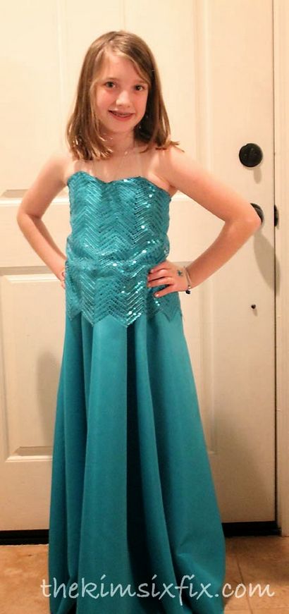 DIY Elsa Dress (De Frozen) - Le Kim Six Fix