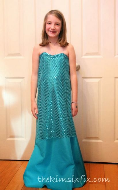 DIY Elsa Dress (De Frozen) - Le Kim Six Fix