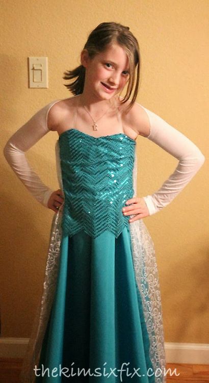 DIY Elsa Dress (De Frozen) - Le Kim Six Fix