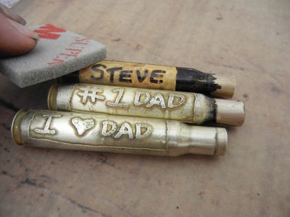 Colliers Bullet bricolage - Etched Anneaux et choses