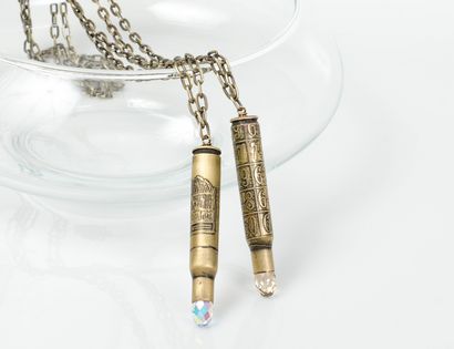Colliers Bullet bricolage - Etched Anneaux et choses