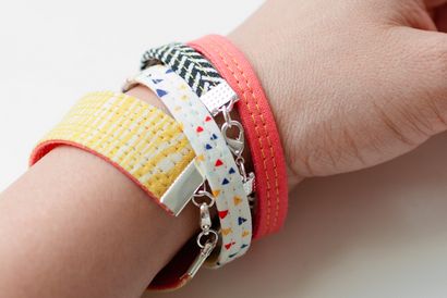 bracelets en tissu Diy