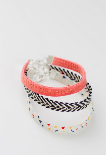 bracelets en tissu Diy