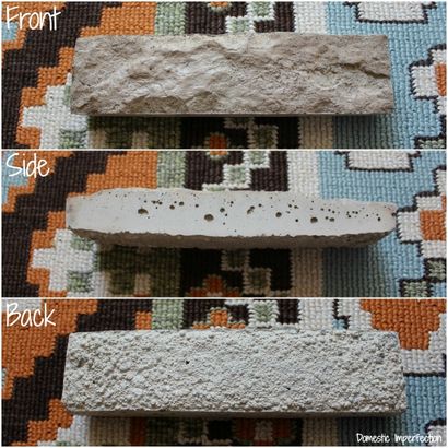 DIY Faux mur de pierre (aka la meilleure chose jamais) - Imperfection_1 domestique