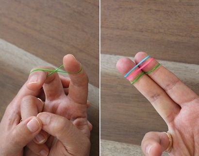 DIY Finger Fishtail Loom-Armband