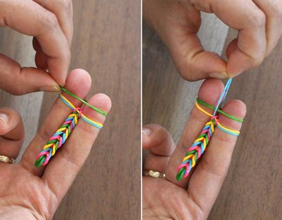 DIY Finger Fishtail Loom-Armband