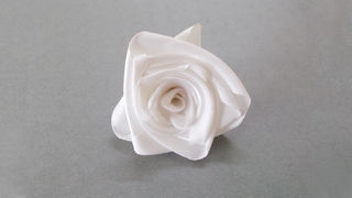 DIY Blumen Lernen Wie man 3 Methoden Satin-Band-Rose 7 Schritte