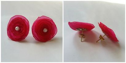 DIY Flower Boucles d'oreilles 5 étapes (avec photos)