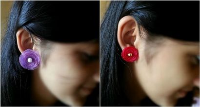 DIY Flower Boucles d'oreilles 5 étapes (avec photos)