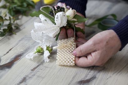 Bricolage FLOWER POIGNET CORSAGE - Le Bijou mariée