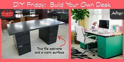 DIY vendredi Créer votre propre bureau Classeur - McAleer - Meubles de bureau