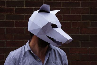 Masques papier à motifs géométriques de bricolage que vous pouvez imprimer à la maison, Bored Panda (art du masque) Masques papier à motifs géométriques de bricolage que vous pouvez imprimer à la maison, Bored Panda