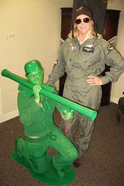 DIY-grüne Armee-Mann-Halloween-Kostüm - Wilker Do - s