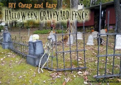 DIY Halloween-Friedhofs - Spooky, billig, einfach!