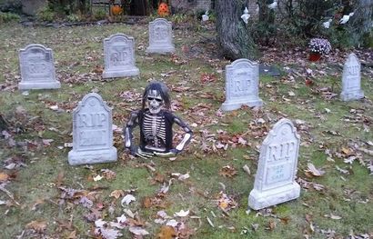 DIY Halloween-Friedhofs - Spooky, billig, einfach!