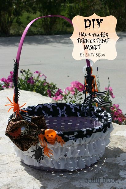 Trick Halloween DIY or Treat Panier