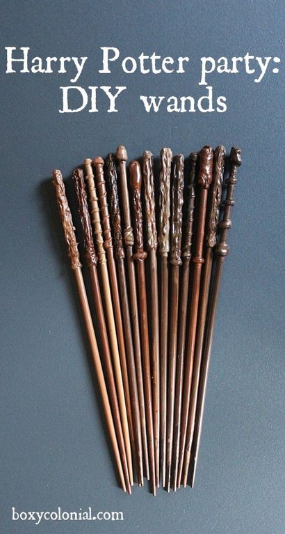 Bricolage Harry Potter Wands