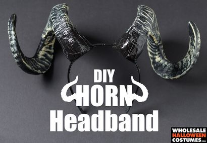DIY Horn Stirnband, Blog Großhandel Halloween-Kostüme