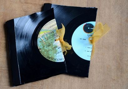 DIY Wie ein Vinyl Record Notebook machen, Sterne für Straßenbeleuchtung