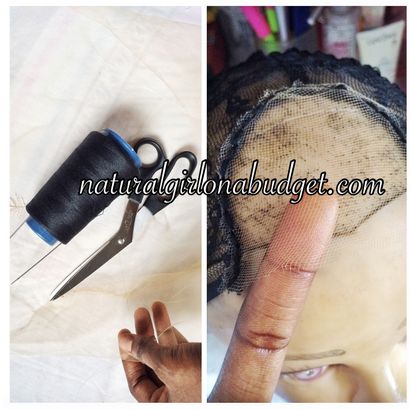 DIY Comment faire perruque tresses avec fermeture à lacets (picturale), fille naturelle sur un budget