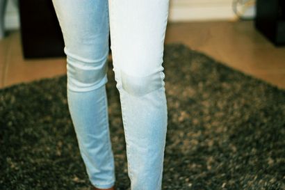 DIY ~ Wie knien zerrissene Jeans, Stücke von Onye Make