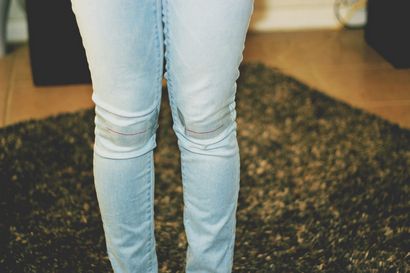 DIY ~ Comment faire Ripped Jeans genou, Pièces de Onye