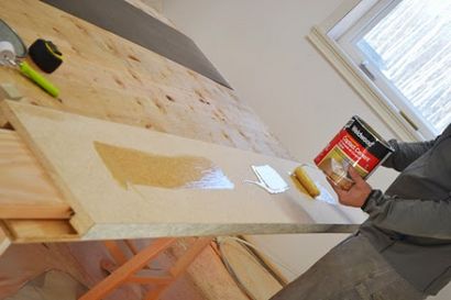 DIY-ing un stratifié Countertop, Ana White Projets Travail du bois