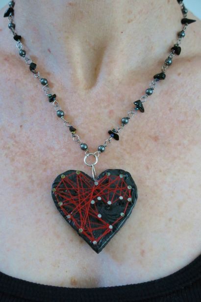 Bijoux bricolage Tutoriel Comment faire un - cordes Art - Pendentif Collier, FeltMagnet