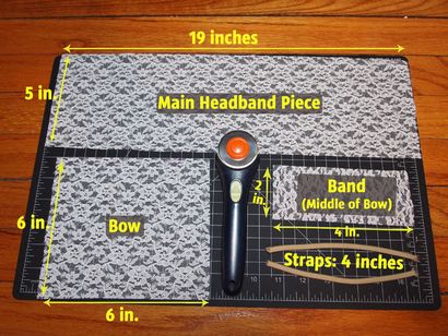 DIY Spitze-Bogen-Stirnband 5 Stufen (mit Bildern)