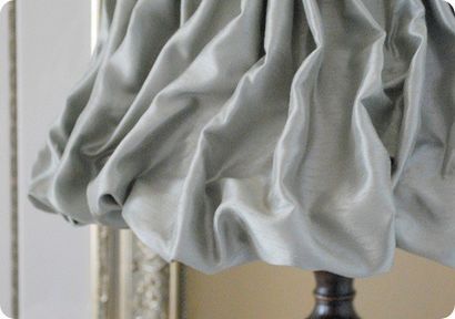 DIY Lampshades gekräuselte, Erholt - slipcovered, Centsational Mädchen