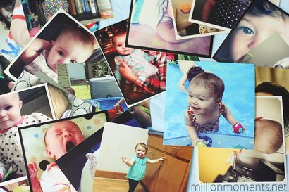 DIY Lampshade mit aufgedrucktem Instagram Fotos Nursery Umarbeitung