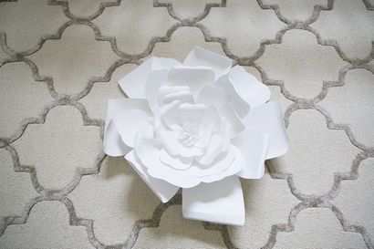 Fleurs bricolage grand papier