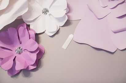 Fleurs bricolage grand papier