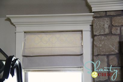 DIY gezeichneter Roman Shades - Shanty 2 Chic