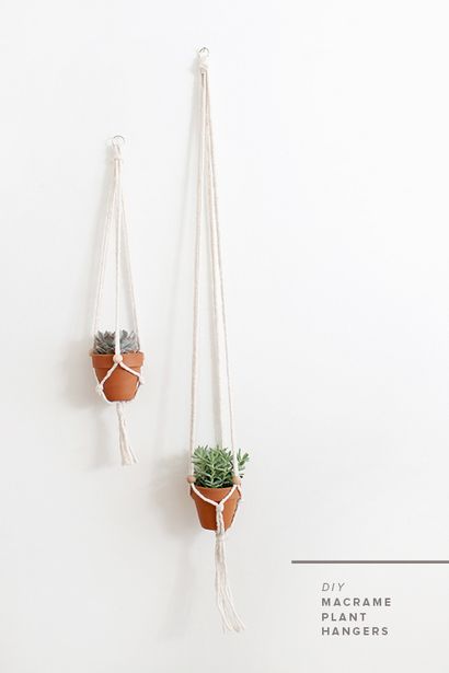 Diy jardinières macramé - presque parfait fait