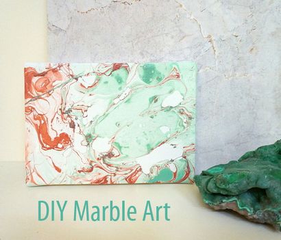 DIY Project Art en marbre pour les murs