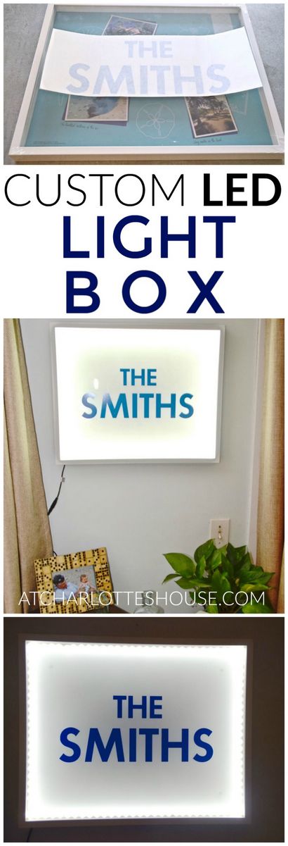 DIY Chapiteau Lettre Light Box