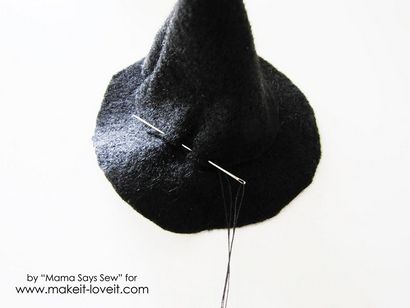 DIY Mini chapeau de sorcière Bandeau