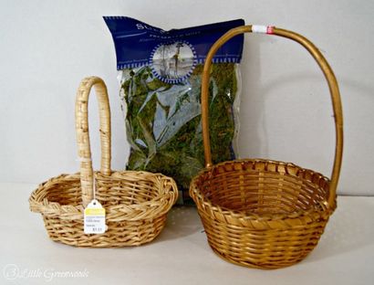DIY Moss Basket für eine Oster-Tabelle