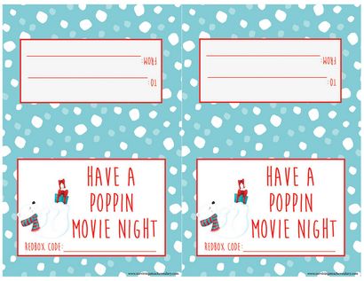 DIY Movie Night Redbox-Geschenk-Korb-Lehrer-Geschenk