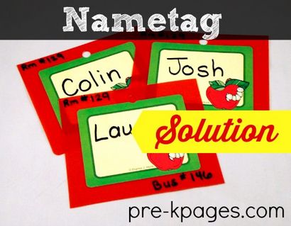 DIY Nametag Lösungen